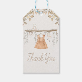 Boho Clothes Girl Baby Dusche Danke Geschenkanhänger