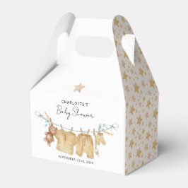 Boho Clothesline Baby Dusche Fevor Box Geschenkschachtel