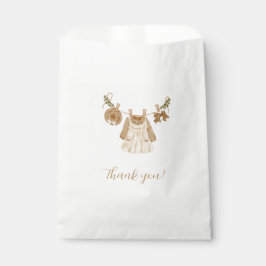 Boho Clothesline Girl Baby Dusche Geschenktütchen