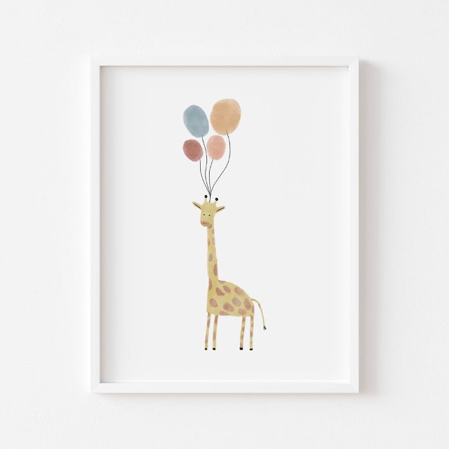 Boho color Giraffe print Poster (Von Creator hochgeladen)