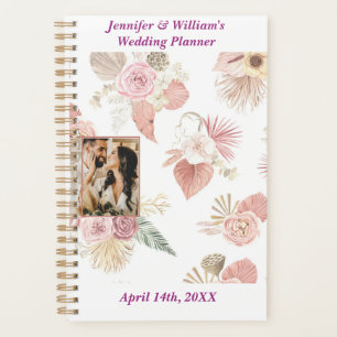 Boho Colored Florals Hochzeitsplaner Planer