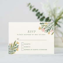Boho Coquette Hochzeit Vintager Wasserfarben