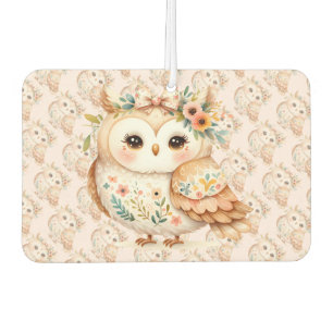 Boho Cottagecore Eule Floral Farmcore Charme Autolufterfrischer