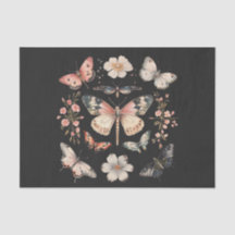 Boho Cottagecore Monarch Butterfly Decoupage