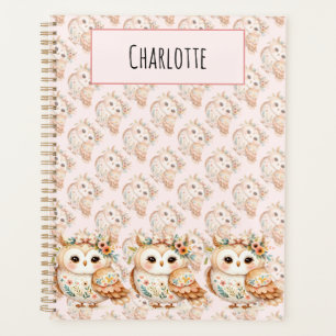 Boho Cottagecore Owl Floral Farmcore Charme
