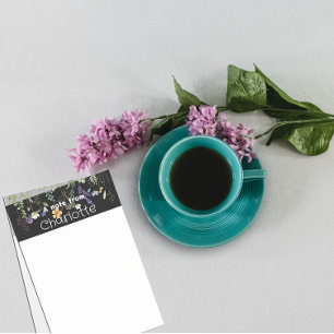 Boho Country Wildblume Aquarellfarbe Post-it Klebezettel