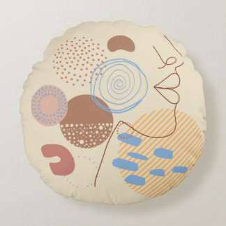 Boho Coussin rond - Terre & Jeu