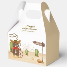 Boho Cowboy Bear Western Rodeo Cactus Baby Shower