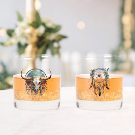 Boho Cowgirl Social Club Rocks Glasses Whiskyglas