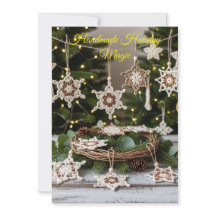 Boho Crochet Snowflake Weihnachtsschmuck