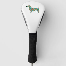 Boho Dackel Golf Head Cover Headcover