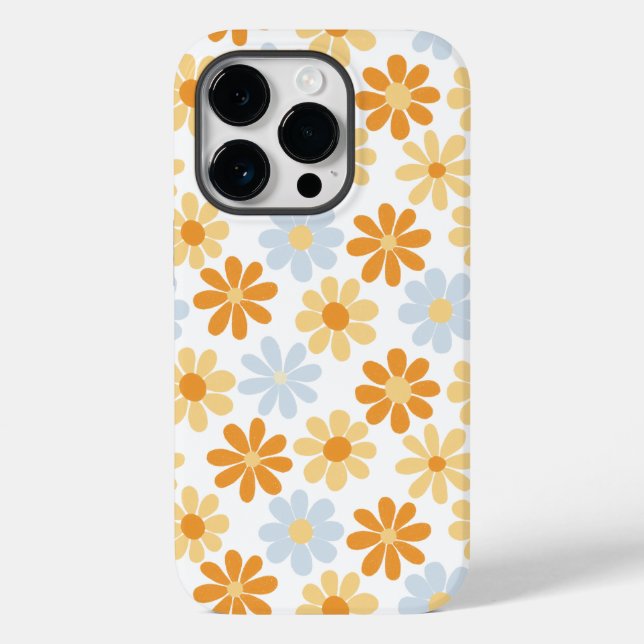 Boho Daisy Art - Zeichnung Case-Mate iPhone 14 Pro Hülle (Rückseite)