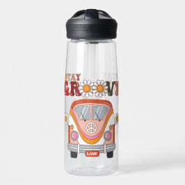 Boho Daisy Blume Retro Groovy Blumendesign Trinkflasche