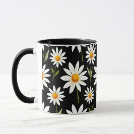 Boho Daisy Floral-Minimalistisch Frühjahr Bloom Ae Tasse