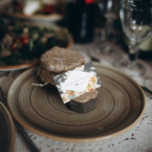 Boho Dark Floral   Carte Mariage