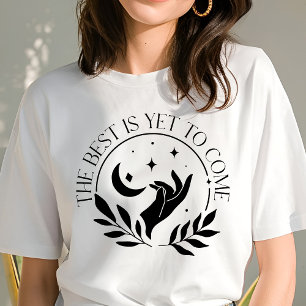 Boho Das Beste kommt noch Halbmond Tri-Blend Shirt