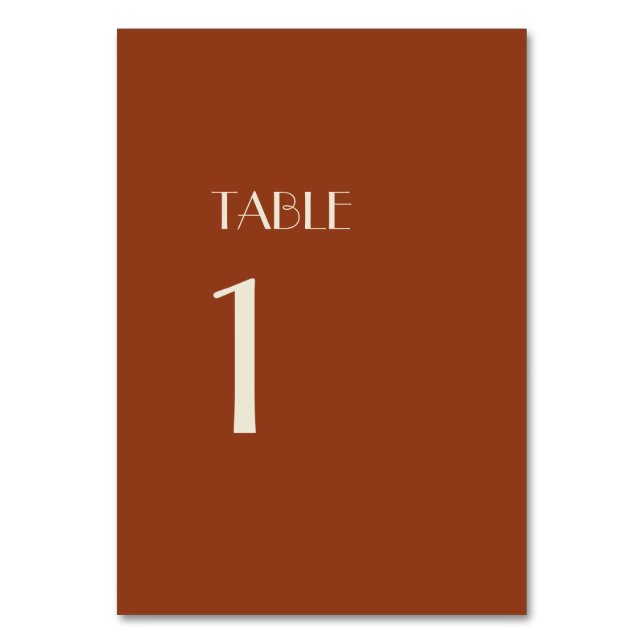 Boho Deco d'automne | Panneau Numéros de table de  (Par défaut)