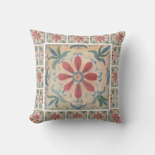 Boho Decorative Tile (florale) Kissen