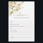 Boho Desert Advice für die Bride-Karte<br><div class="desc">Boho Wüstenrat für die Brautkarte</div>
