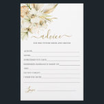 Boho Desert Advice für die Bride-Karte<br><div class="desc">Boho Wüstenrat für die Brautkarte</div>