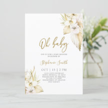 Boho Desert Baby Shower Girl Einladung