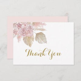 Boho Desert danke Ihnen Hinweis Karten