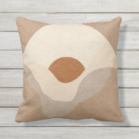 Boho Desert Sun Terracotta Cream Jeter Oreiller