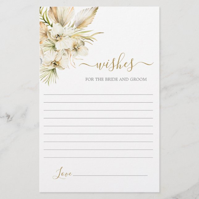 Boho Desert wünscht sich eine Bride-Karte (Vorderseite)