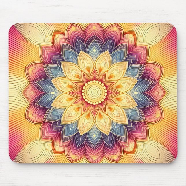Boho Desk Mousepad (Vorne)