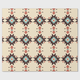 Boho-Diamant-Emblem Geschenkpapier