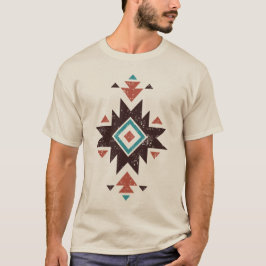 Boho-Diamant-Emblem T-Shirt