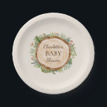 Boho Dinosaur Beige Baby Dusche Paper Teller<br><div class="desc">Das beige Babyduschpapier-Design dieses boho dinosaurierten Tellers ist eine reizvolle Mischung aus bohemianischem Charme und prähistorischem Wunder. Dieses Design verleiht der traditionellen Babydusche eine spielerische Note, die durch eine von Naturtönen inspirierte Palette mit bezaubernden Dinosaurier-Illustrationen geschmückt ist. Von bezaubernden Einladungen bis hin zu Tischeinstellungen mit einer Touch rustikalen Flairs, jedes...</div>