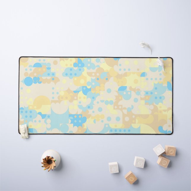 Boho Dot Pattern Schreibtischunterlage (Kindertisch)