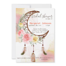 Boho Dream Catcher Bridal Dusche Einladung