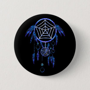 Boho Dream Catcher Button