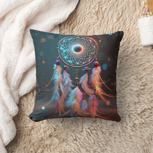 Boho Dream Catcher Lancer Oreiller Décor (Couverture)