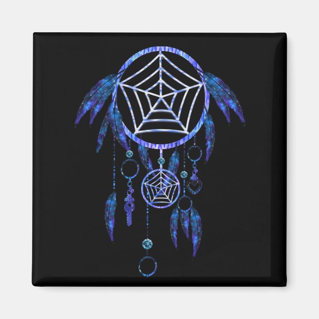 Boho Dream Catcher Magnet (Vorne)