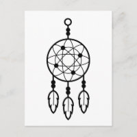 Boho Dream Catcher Native American Tribal Black