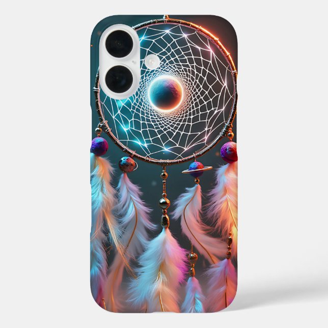 Boho Dreamcatcher iPhone 16 Fall Hülle (Rückseite)