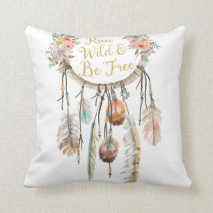Boho Dreamcatcher Stammes- Kissen