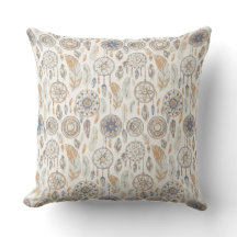 Boho Dreamcatcher Style Coussin