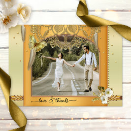 Boho Dreamcatcher Wedding Foto Liebe Dankkarte Dankeskarte