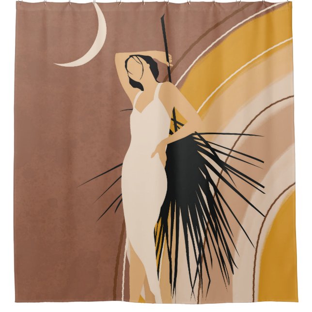 Boho Dreams Duschvorhang (Vorderseite)