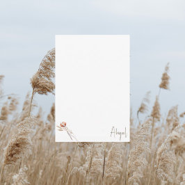 Boho Dried Botanical Shower Blank Vielen Dank II Dankeskarte