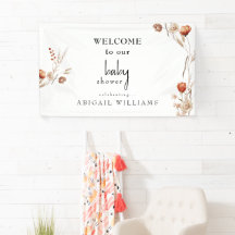 Boho Dried Floral Baby Shower