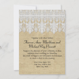 BOHO Druckbrennen in Lace Sinti und Roma Moderne M Einladung