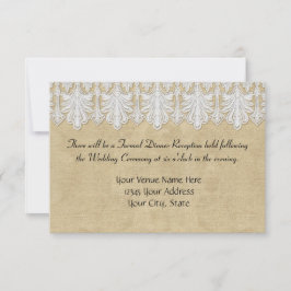 BOHO Druckbrennen in Lace Sinti und Roma Moderne M Einladung