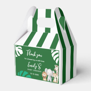 Boho-Dschungel-Party-Baby-Shower-Geschenkbox Geschenkschachtel