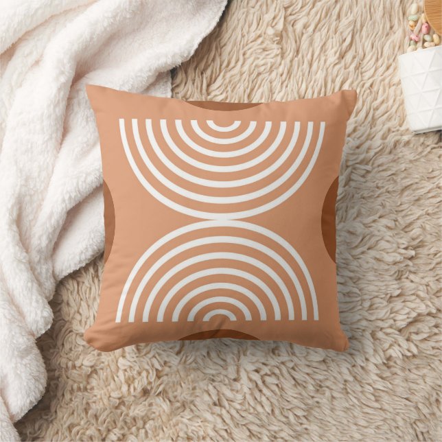 Boho Earth Tones Throw Pillows Kissen (Decke)