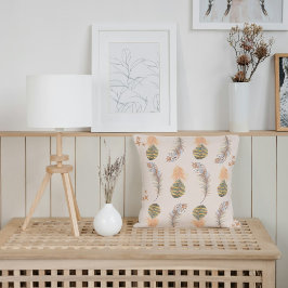 Boho Earth Tones Throw Pillows Kissen